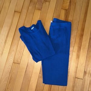 Old Navy Royal Blue Thermal Top